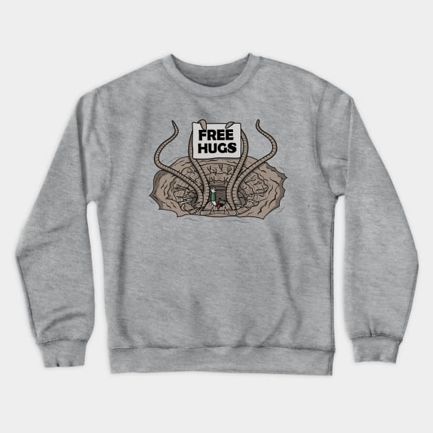 FREE HUGS Crewneck Sweatshirt by Raffiti